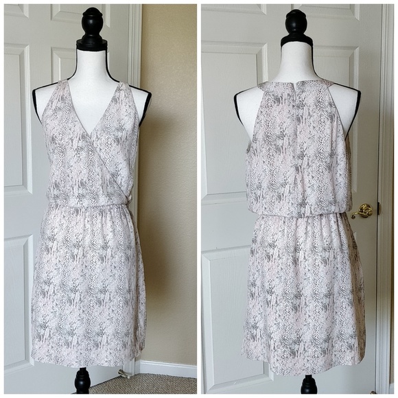 Anthropologie Dresses & Skirts - Anthro Garnet Hill snake print silk dress